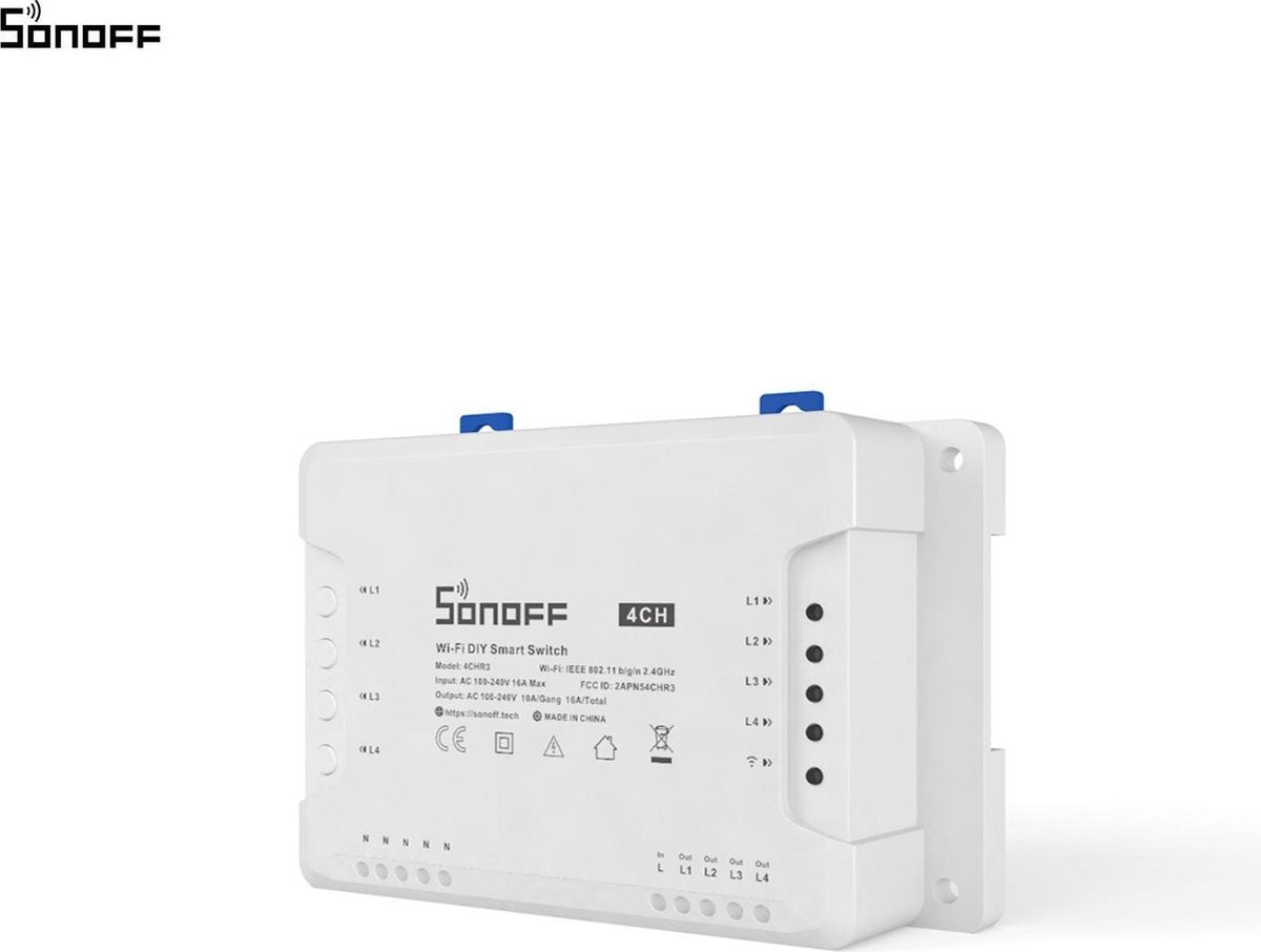 Sonoff - 4chr3 - commutateur intelligent 4 gangs - commutateur WiFi intelligent