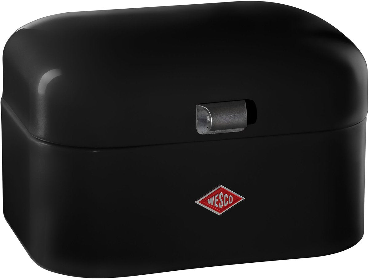 Boîte à pain simple grandy Wesco | 7,5 litres - taille m | métal - noir | stockage du pain