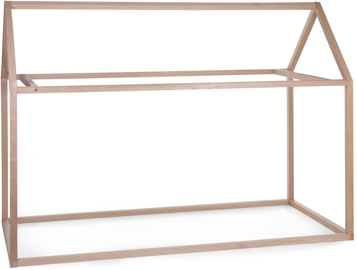 Childhome - cadre de lit maison - lit enfant - bois - naturel - 90x200 cm