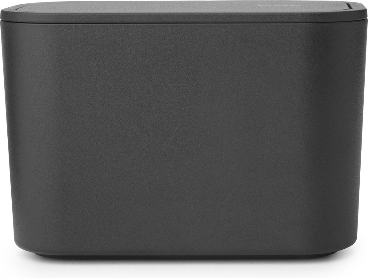 Poubelle de salle de bain Brabantia mindset - gris foncé