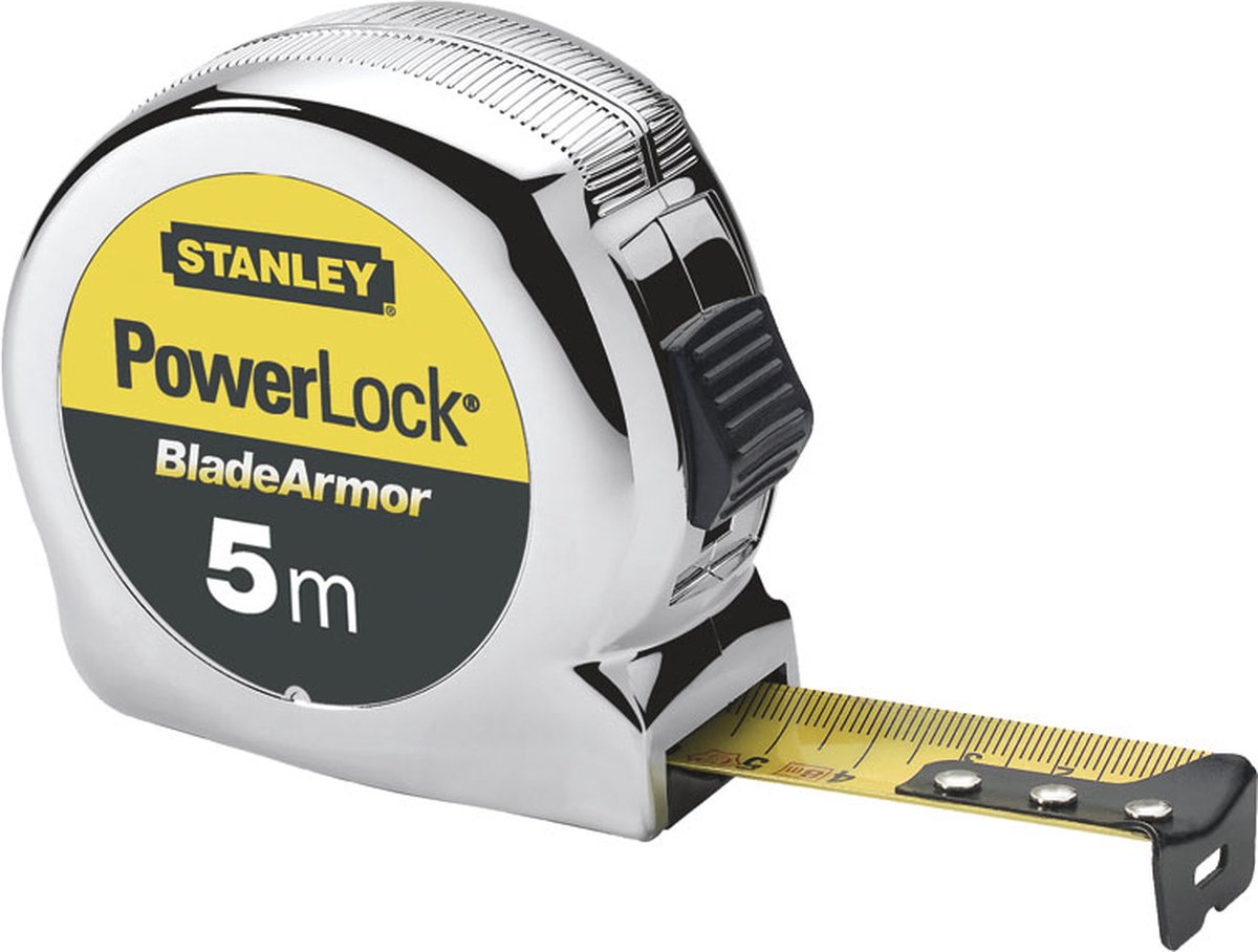 Stanley outils à main ruban à mesurer powerlock lame armure | 5 mètres - 0-33-514