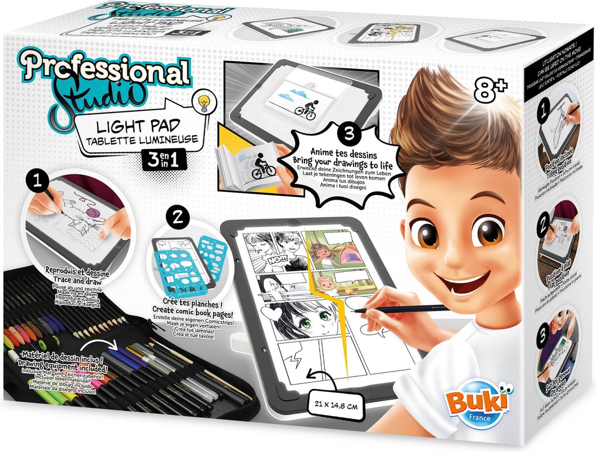 Buki france buki - tablette à dessin 3en1