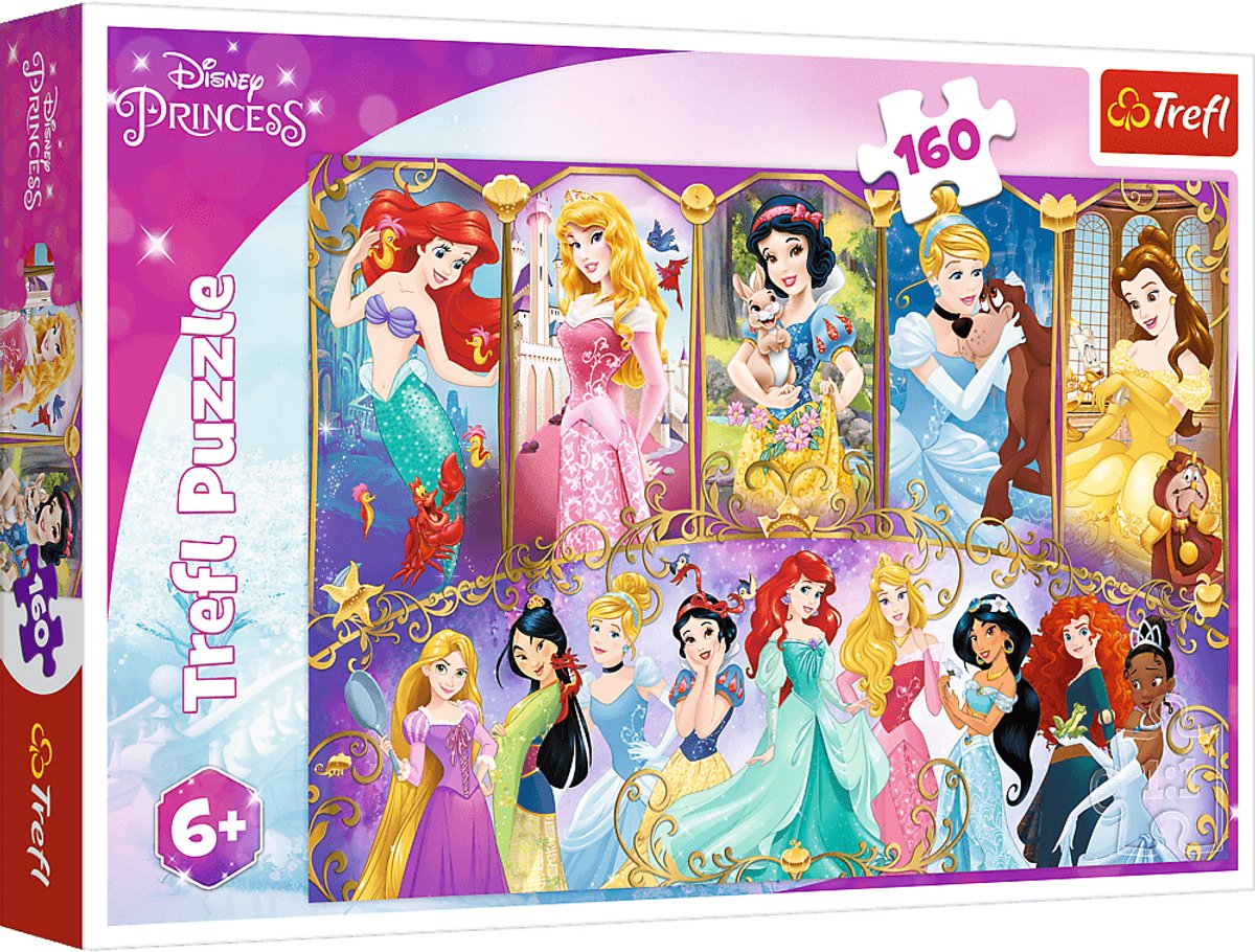 Puzzle Trefl Disney Princesse - 160 pièces - carton - puzzle enfant.