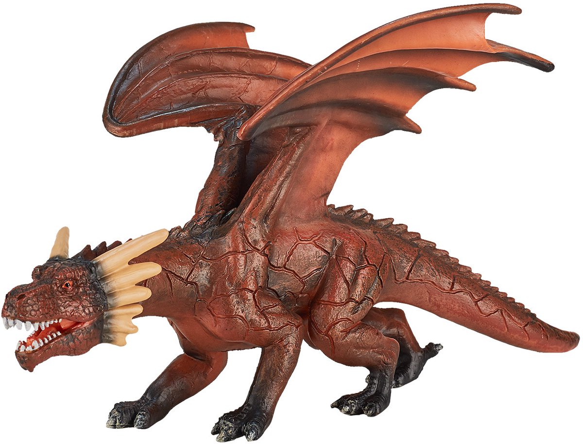 Dragon de feu fantastique Mojo avec mâchoire mobile - 387253