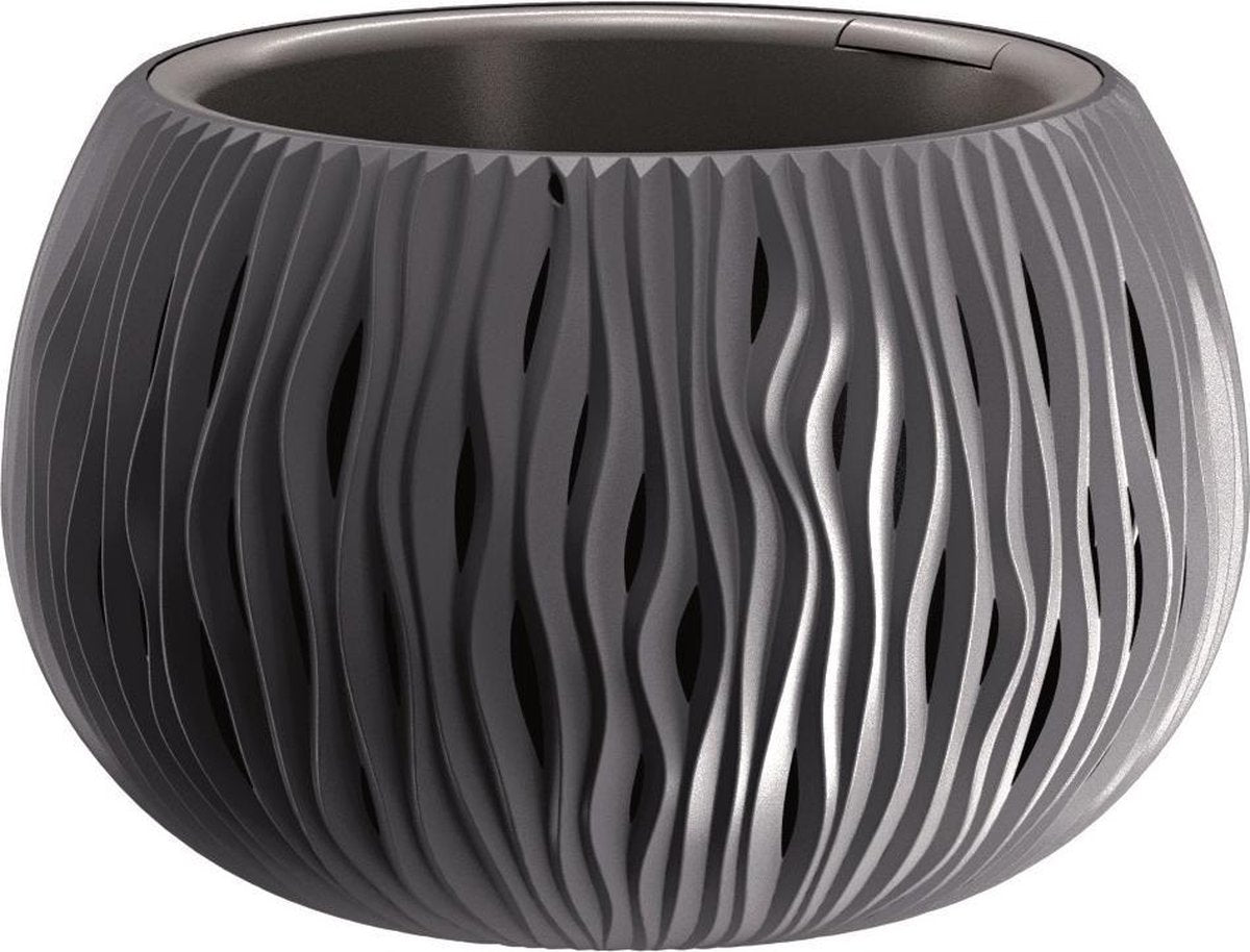 Prosperplast bol à fleurs bol à plantes bol sablé 29cm anthracite