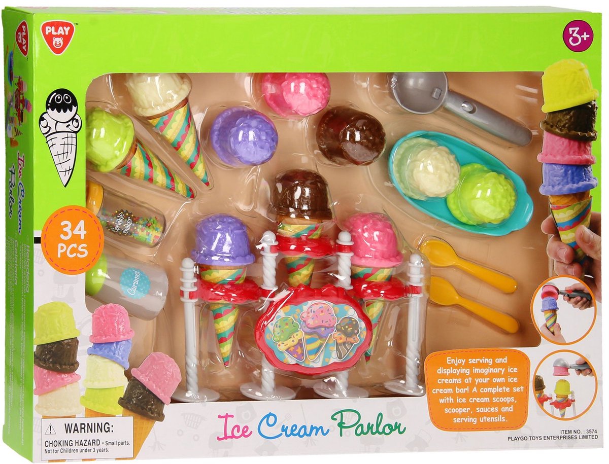 Set de glaces Playgo - 34 pièces.