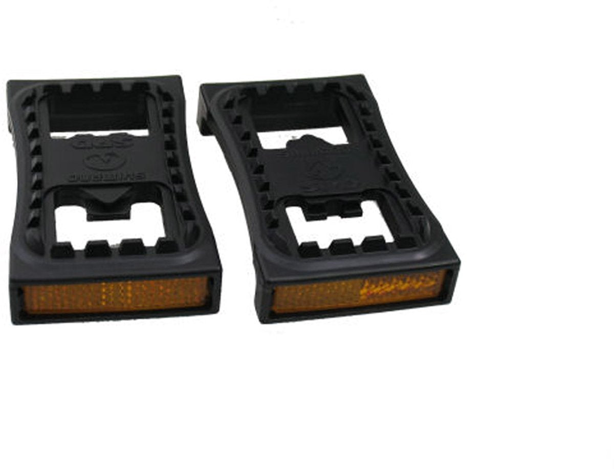 Shimano jeu de réflecteurs de pédale SD-PD22 plastique noir 2 pièces