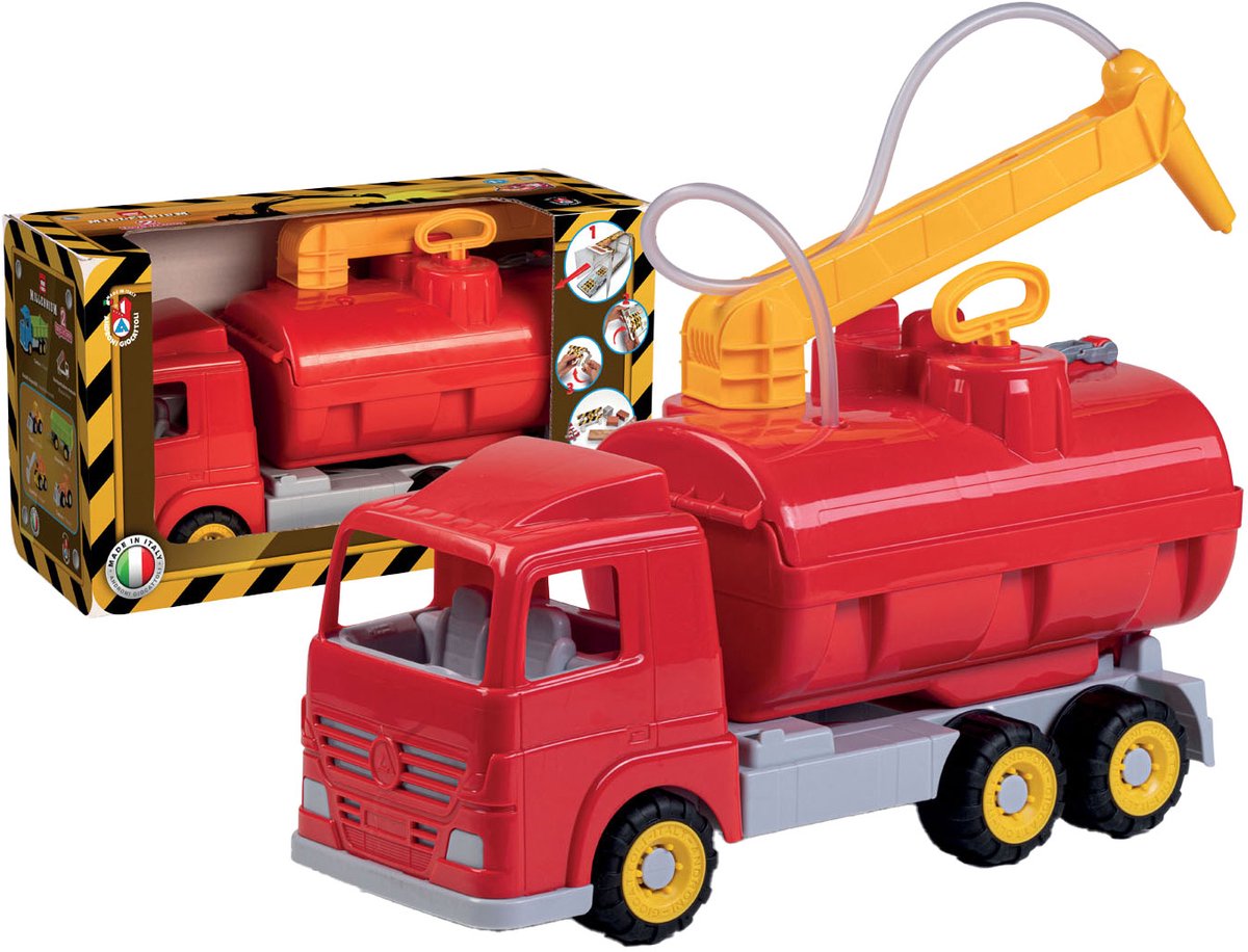 Androni Mega Fire Truck avec pulvérisateur d'eau, 50 cm