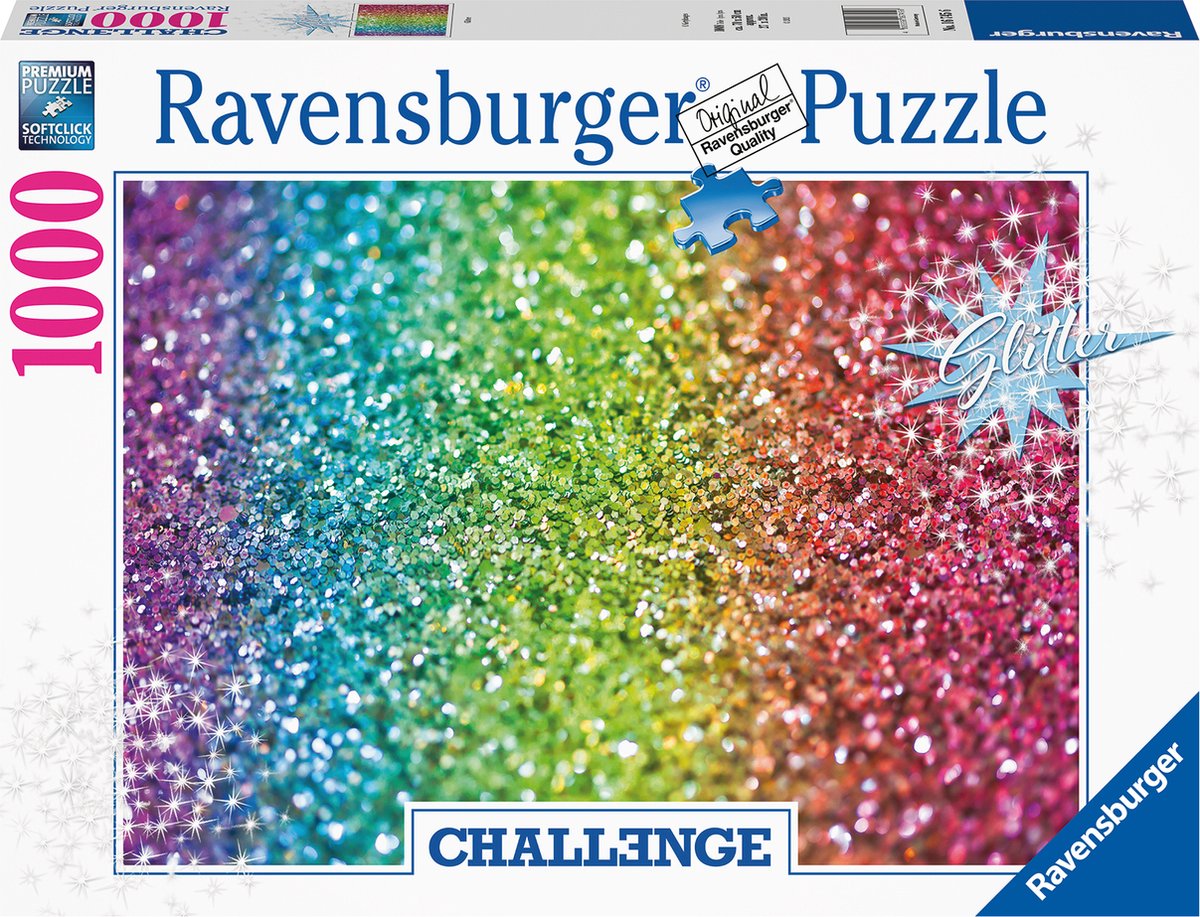 Ravensburger Puzzle Challenge Glitter 1000 pièces
