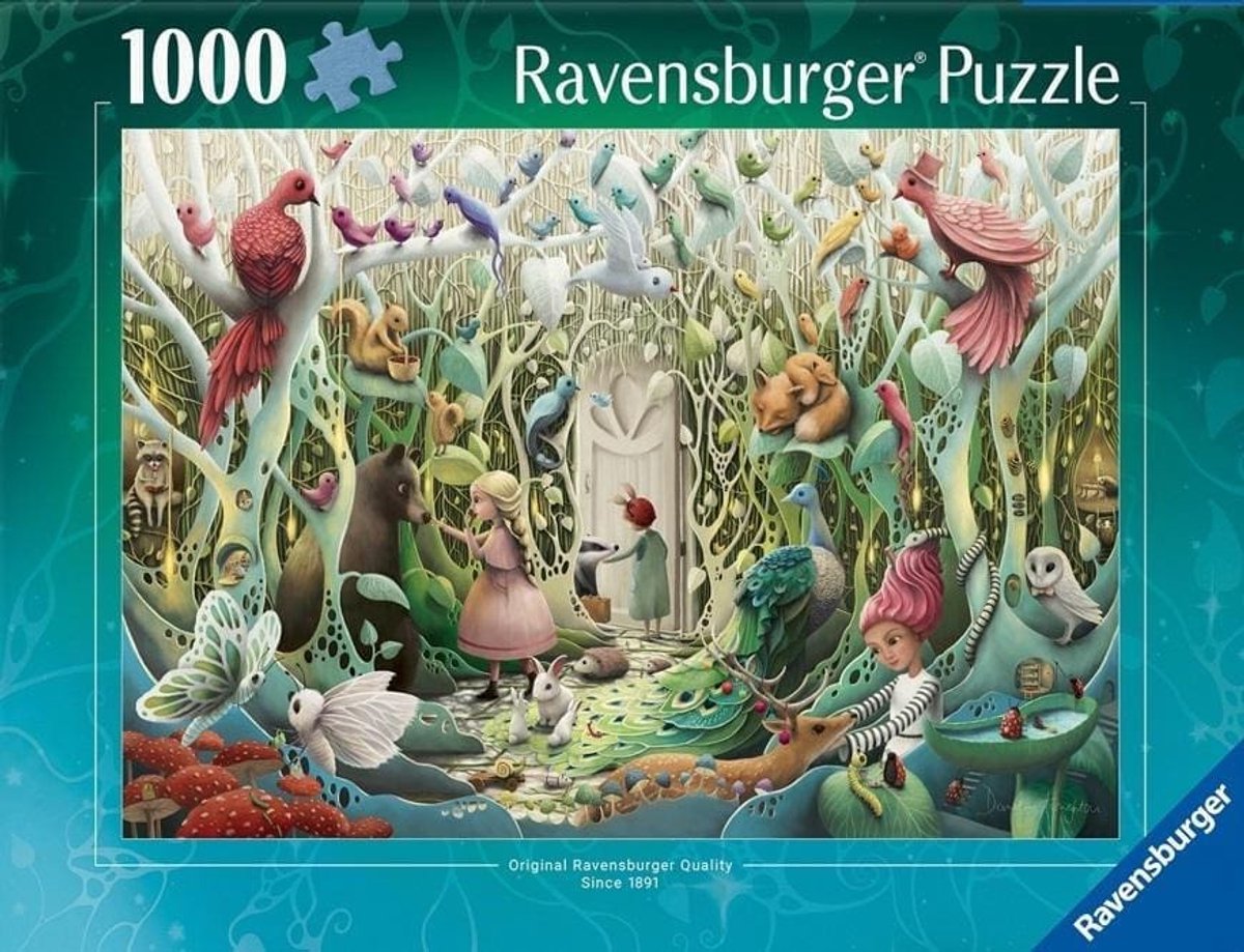 Ravensburger puzzle le jardin secret, 1000 pcs.
