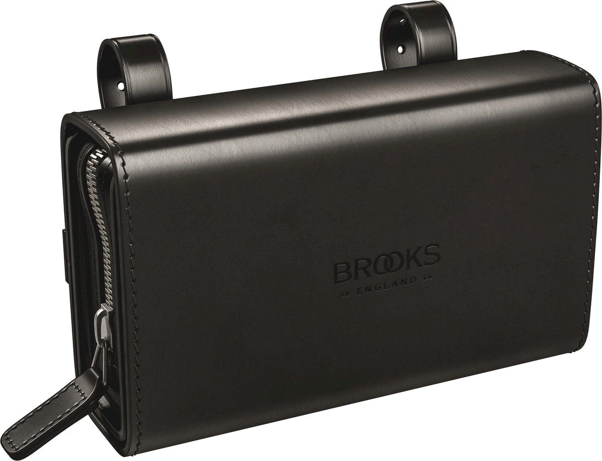 Sacoche de selle Brooks - Noir - En forme de D - Sac pratique - H11xL17xP6cm