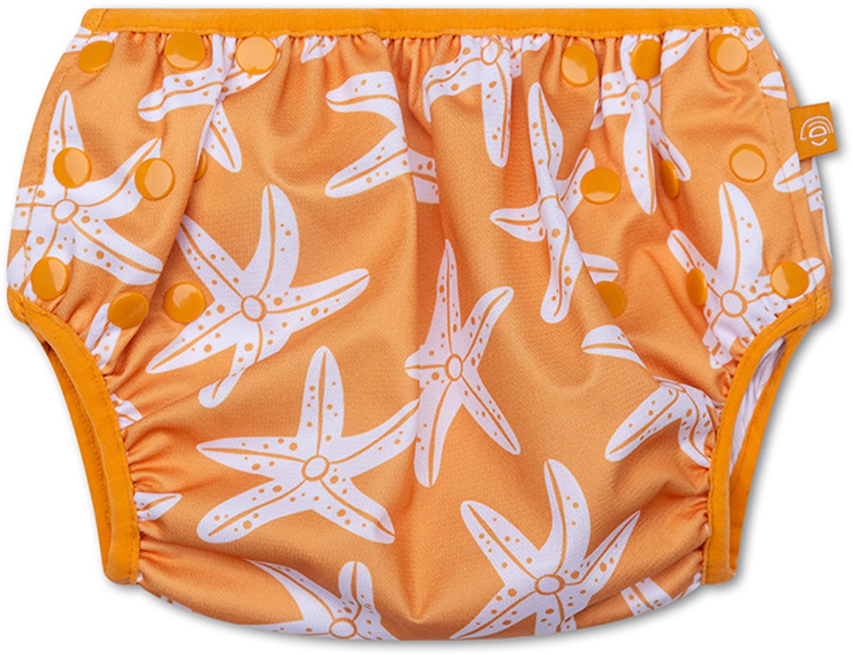 Étoile de mer | couche de bain lavable orange