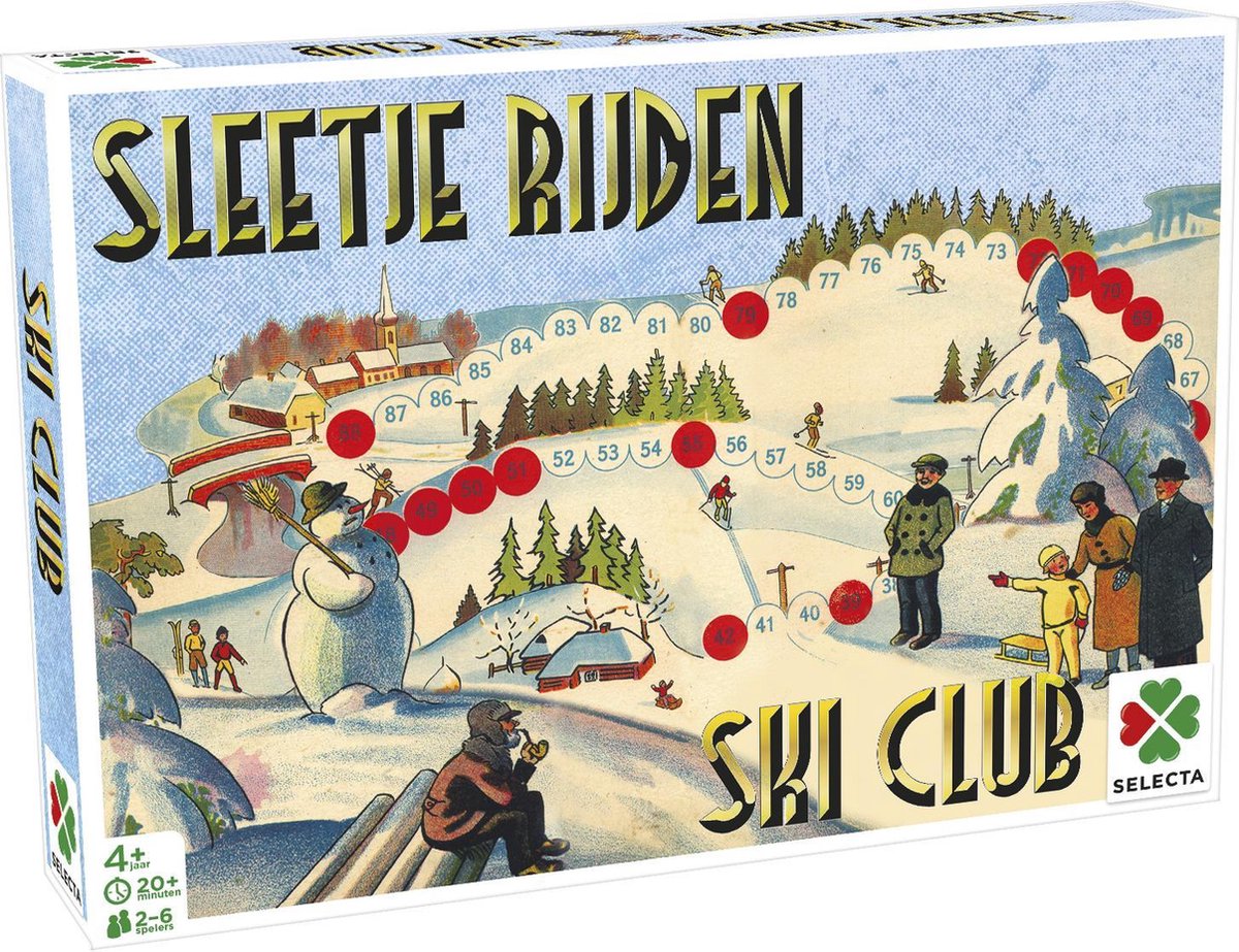Jeux de société Selecta du passé - Club de ski luge