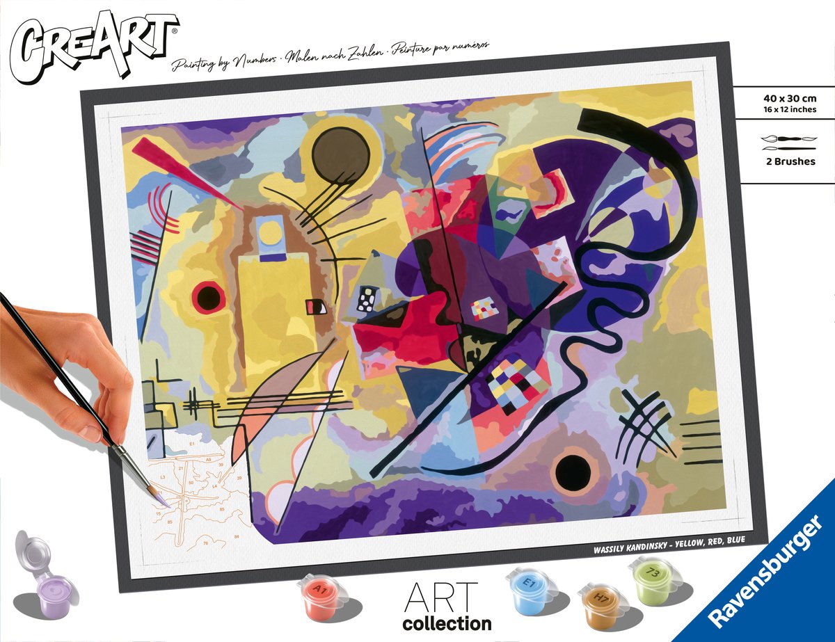 Ravensburger Creart Painting au numéro - Yello Kandinsky