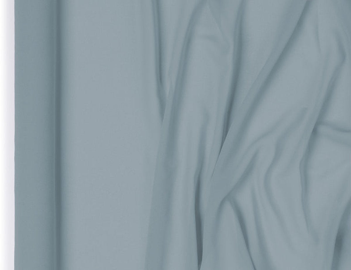 Chemin de table en mousseline Partydeco, bleu brume, 0,48 x 5 m