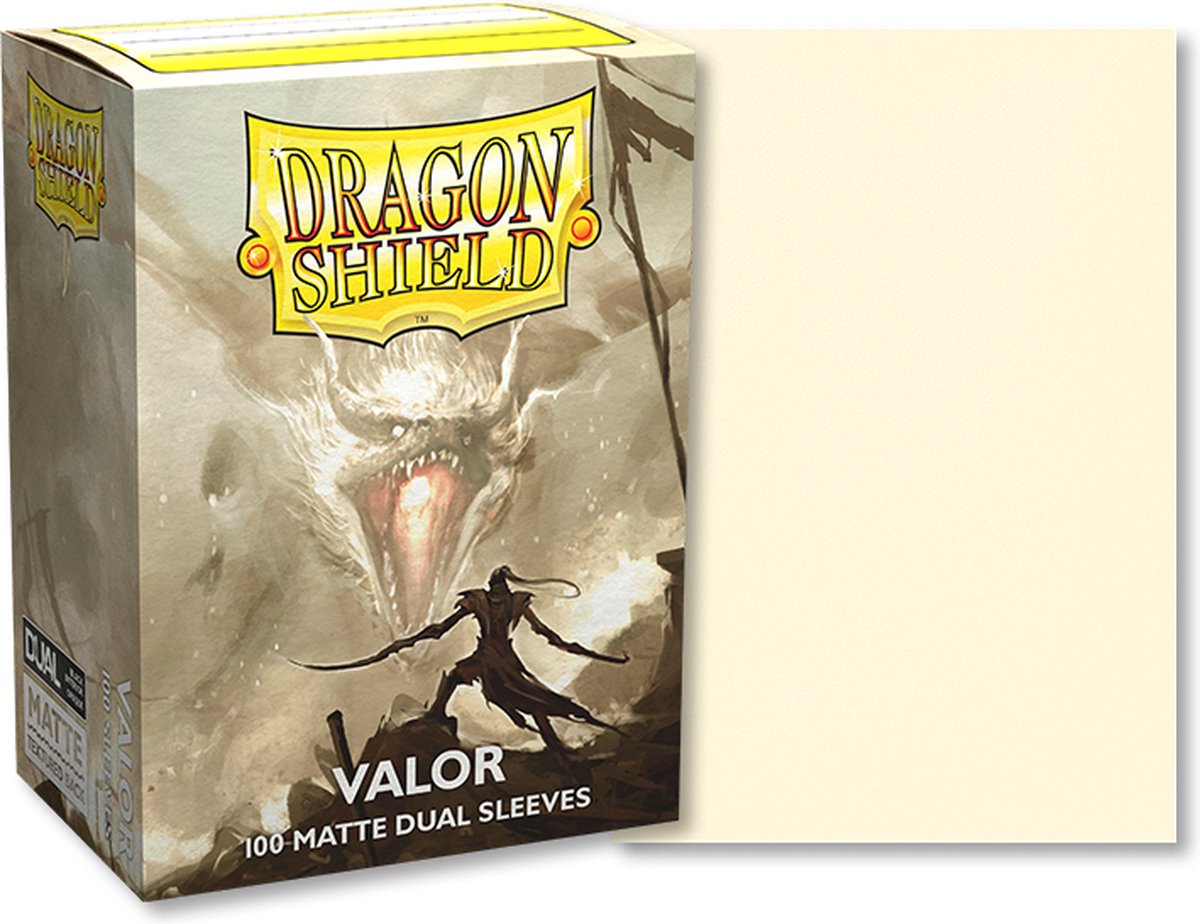 Dragon Shield double manches mat - 100 pièces - Valor
