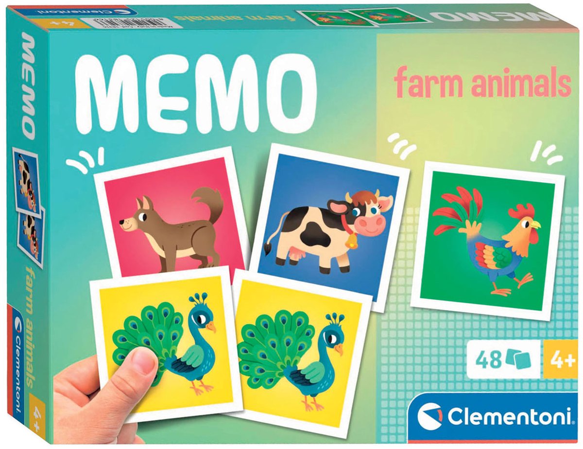 Animaux de ferme Memospel Clementoni
