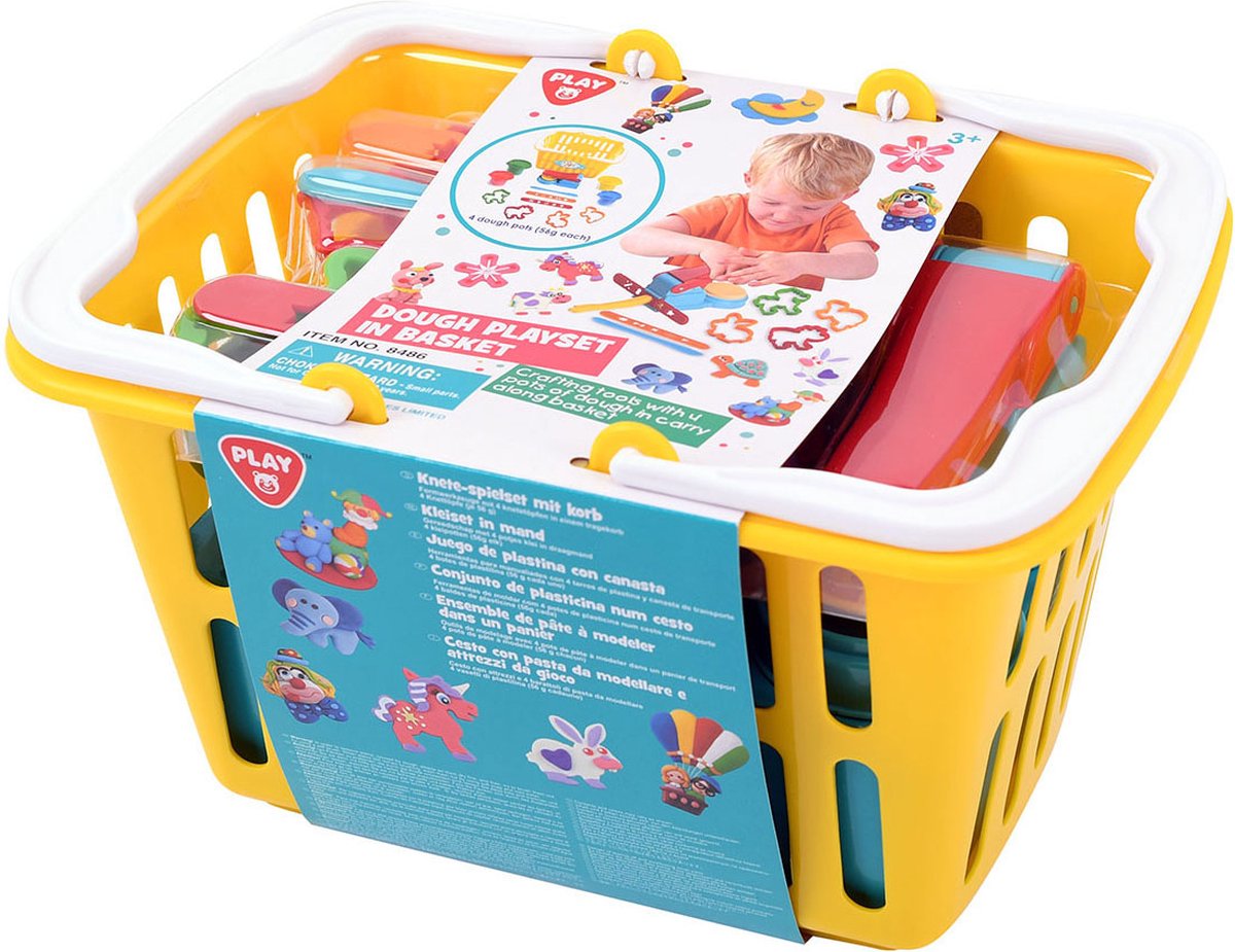 Ensemble d'argile Playgo dans votre panier - 4 pots en argile