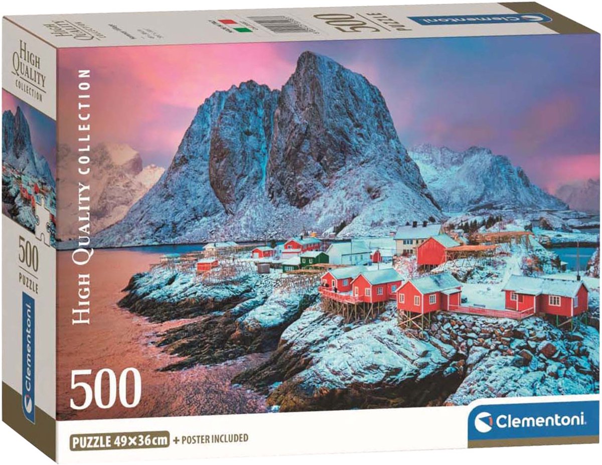 Clementoni puzzle village amnoy, 500 pcs.