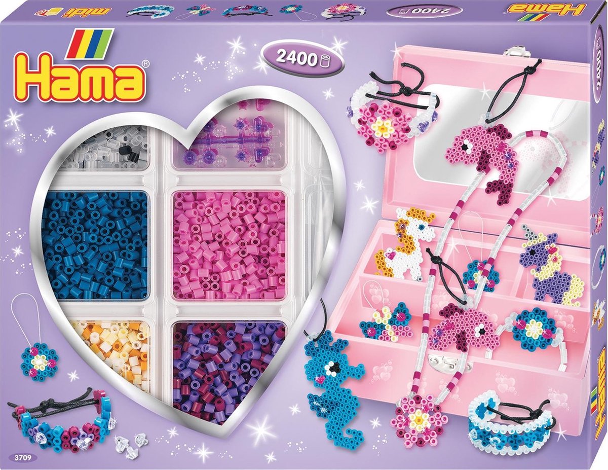 HAMA INTERNING BEAD Set Bijoux Rendre le violet, 2400ST.