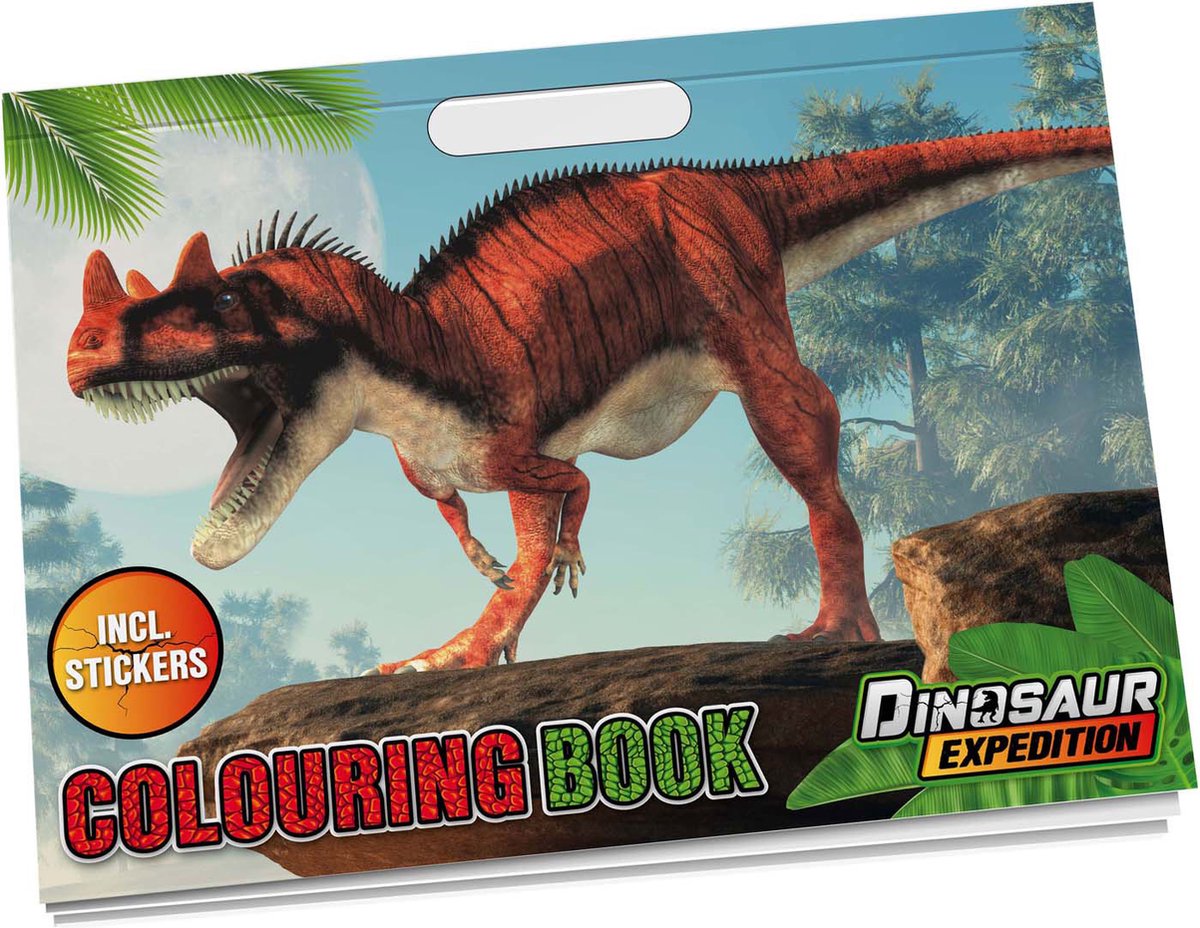 Livre de coloriage dinosaure du groupe d'artisanat créatif