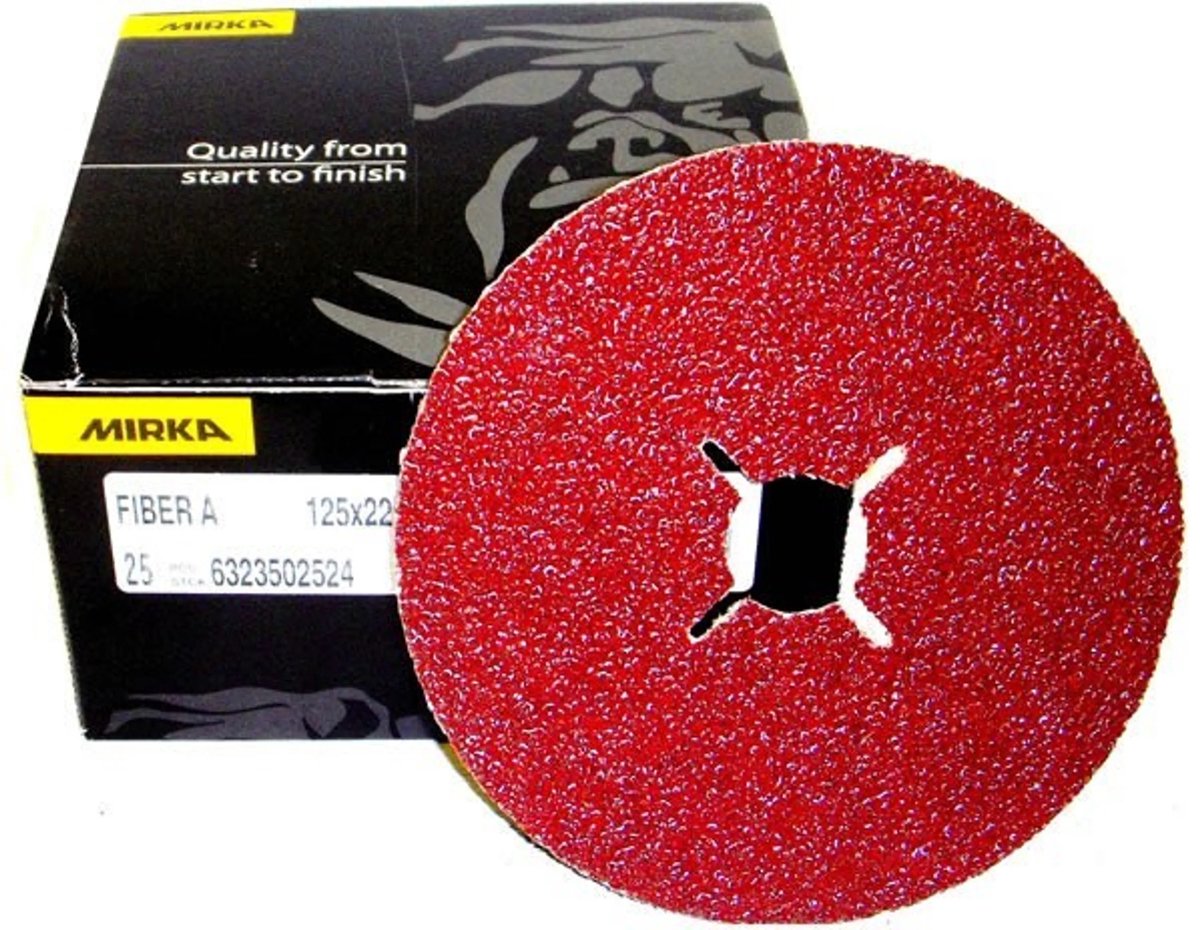 Disques fibre Mirka 125mm - p36