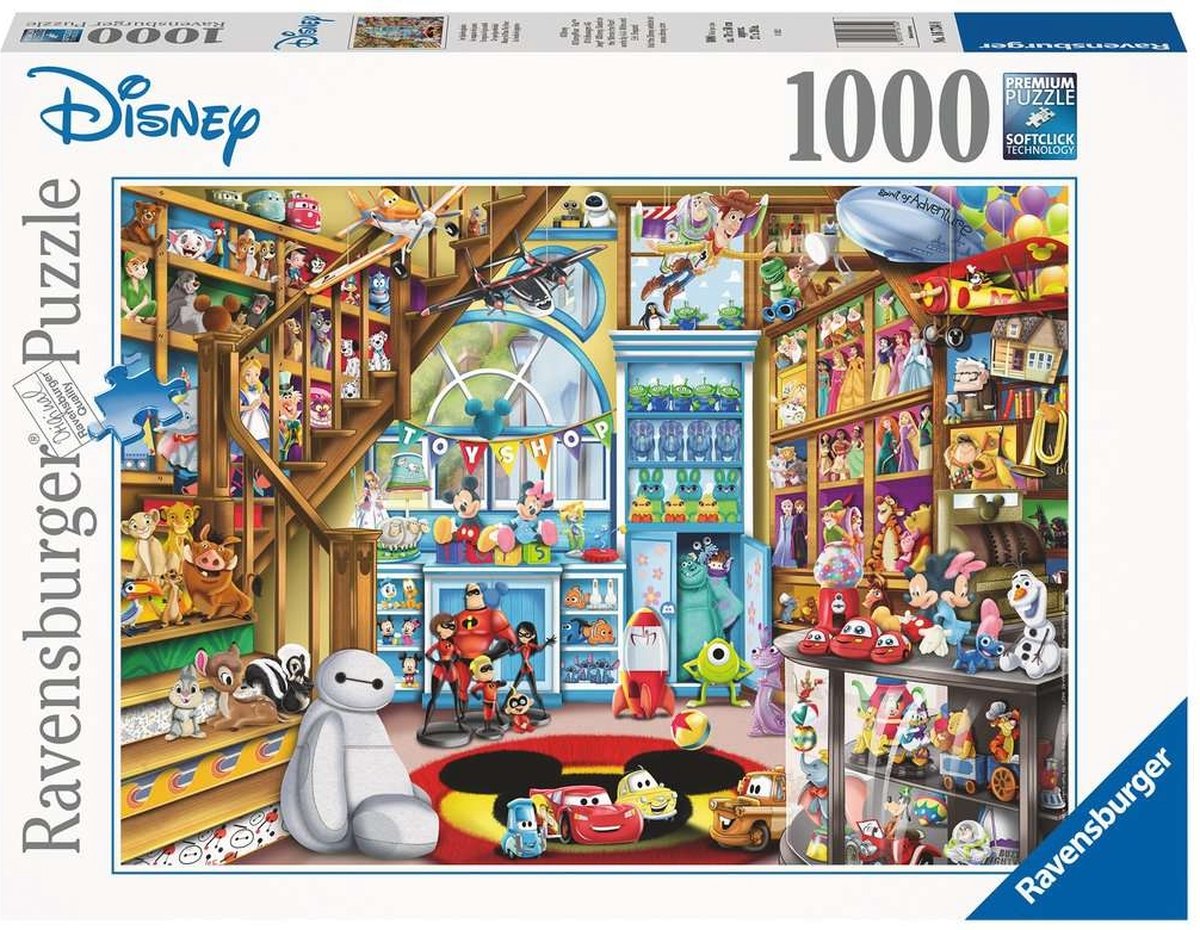 Ravensburger puzzle Disney dans le magasin de jouets - puzzle - 1000 pièces