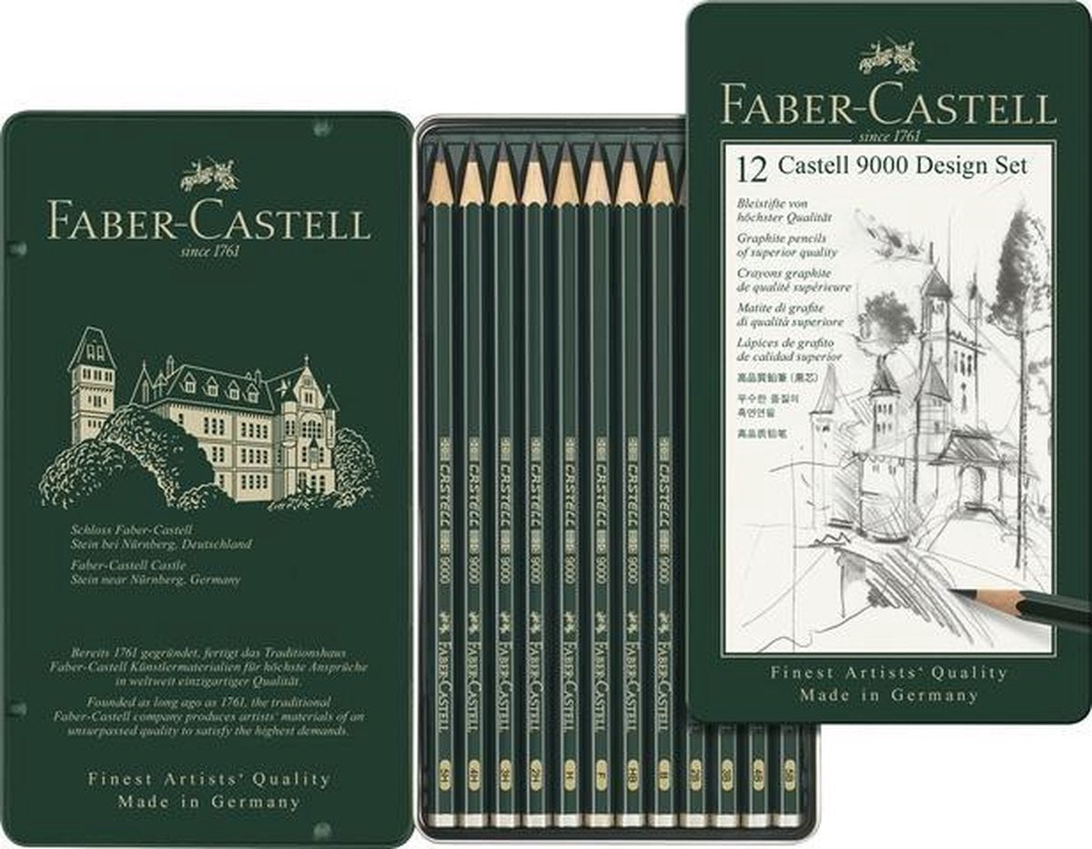Faber Castell FC-119064 Ensemble de crayons 9000