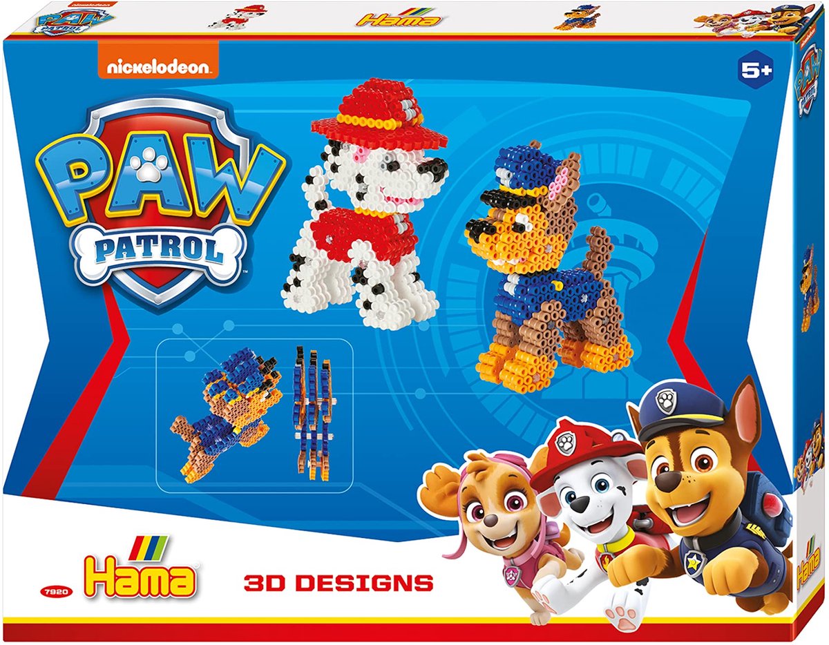 HAMA INTERNING BEAD SET - PAW PATROL 3D, 4000ST.
