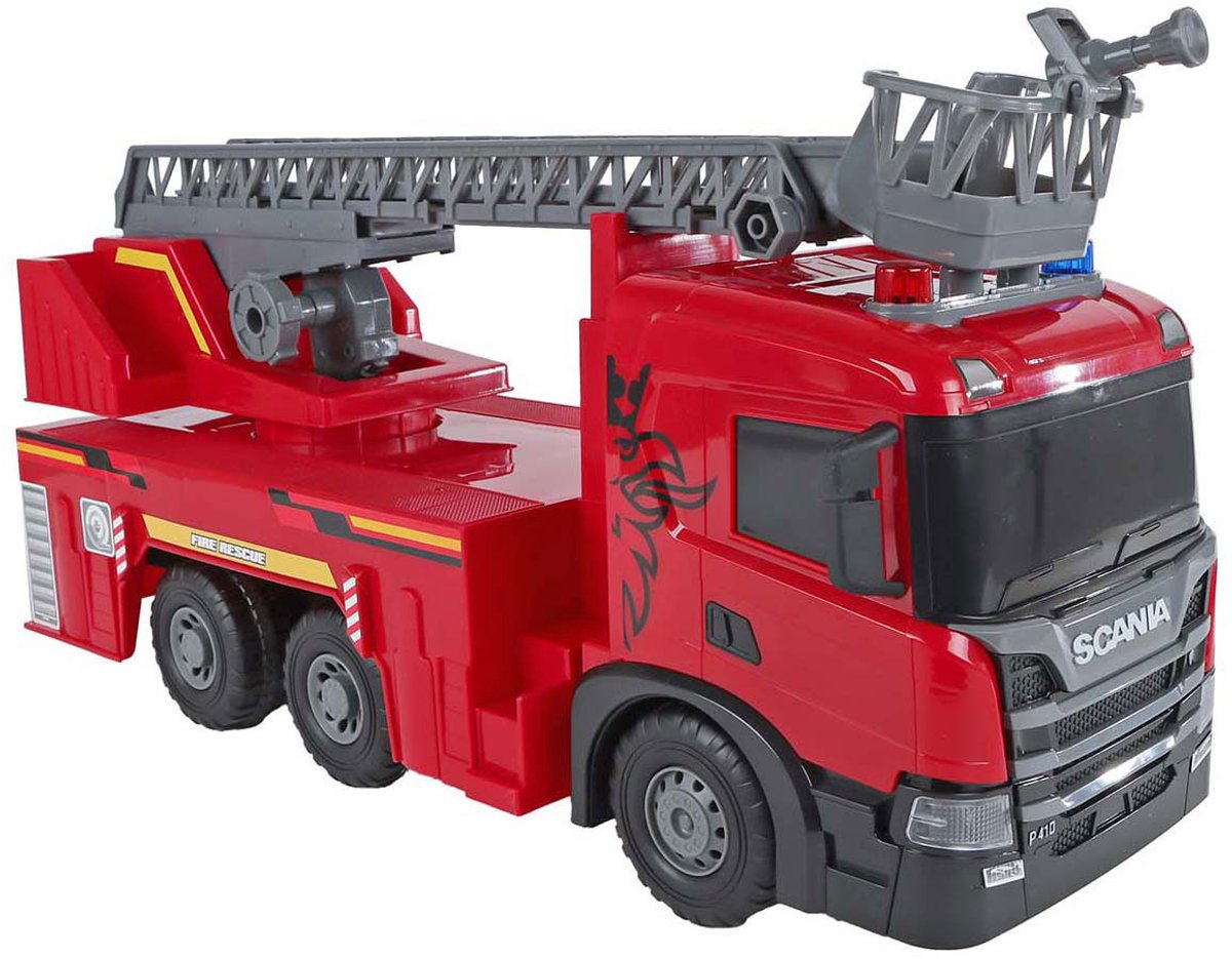 Friction de camion de pompiers Scania Truck 2 jeux avec lumière et son