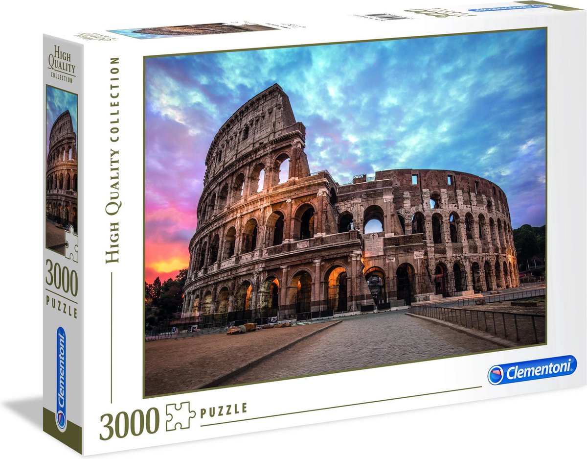 Clementoni puzzle colisée lever du soleil - 3000 pcs.