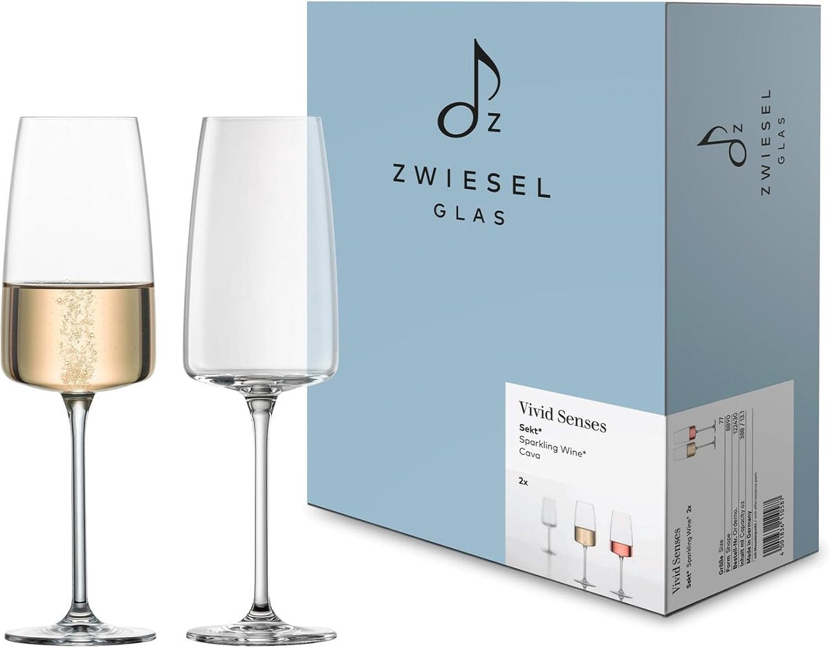 Verre à champagne Zwiesel Vivid Senses Light Fresh 77 - 0,388 l - lot de 2