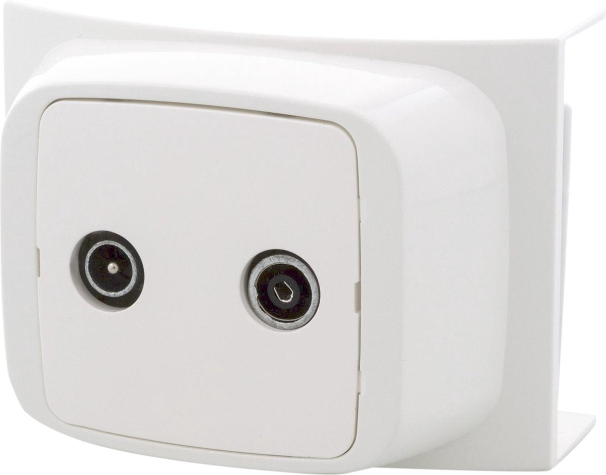 Prise Attema k40 – radio – TV – blanc polaire