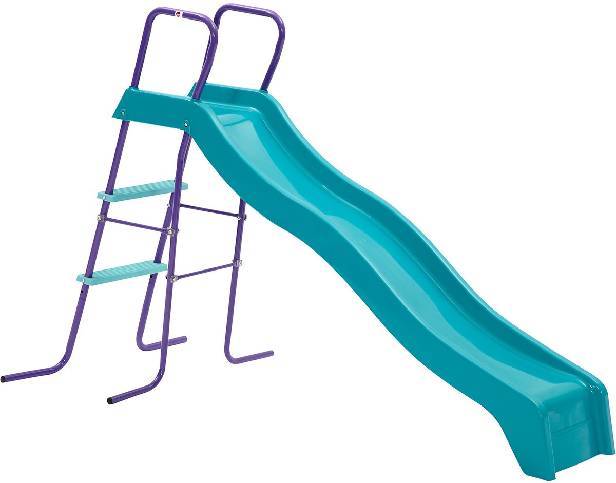 Ensemble toboggan en métal haumea prune 7 pieds