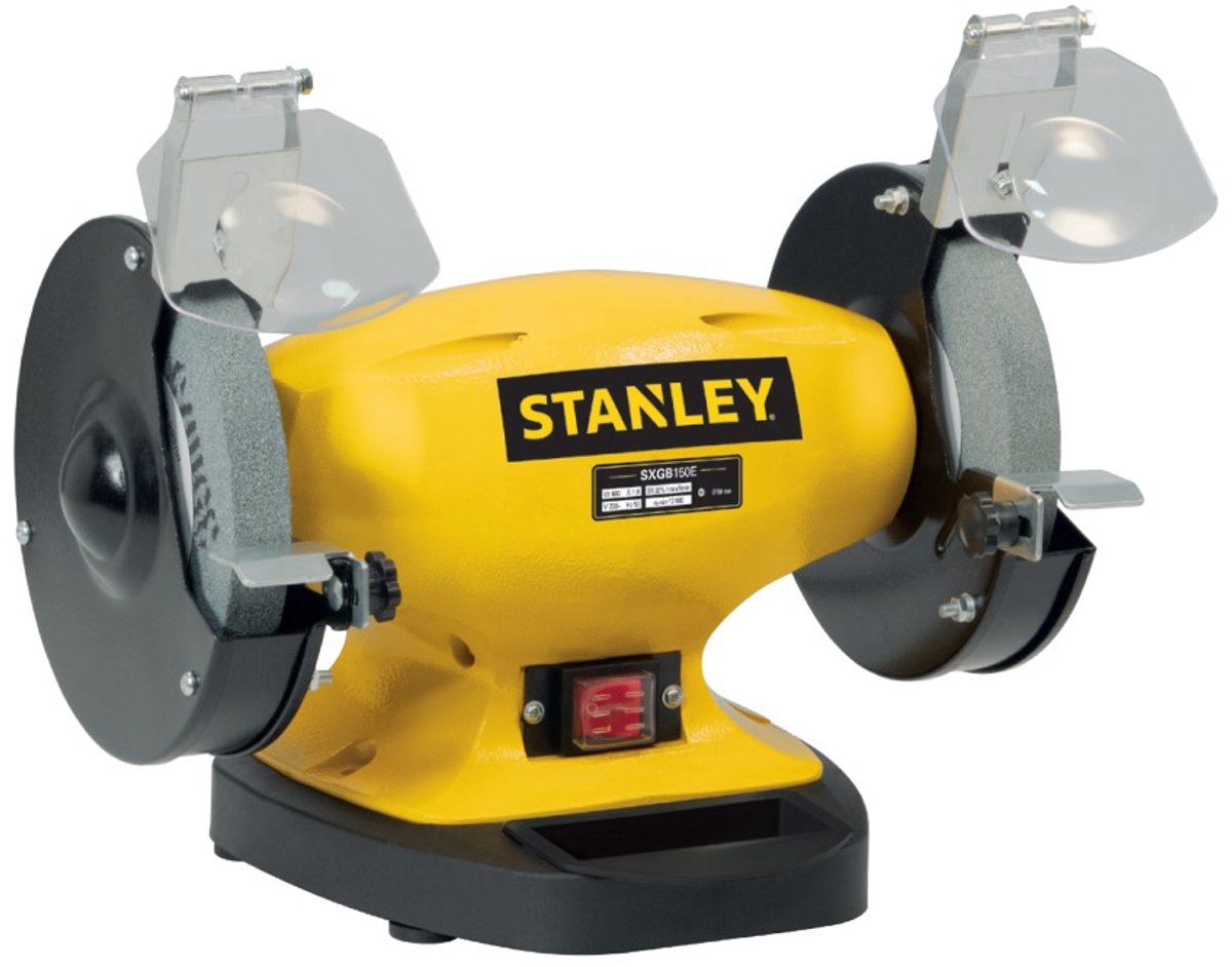 Stanley sxgb150e - meuleuse de table - moteur à induction - 150 mm