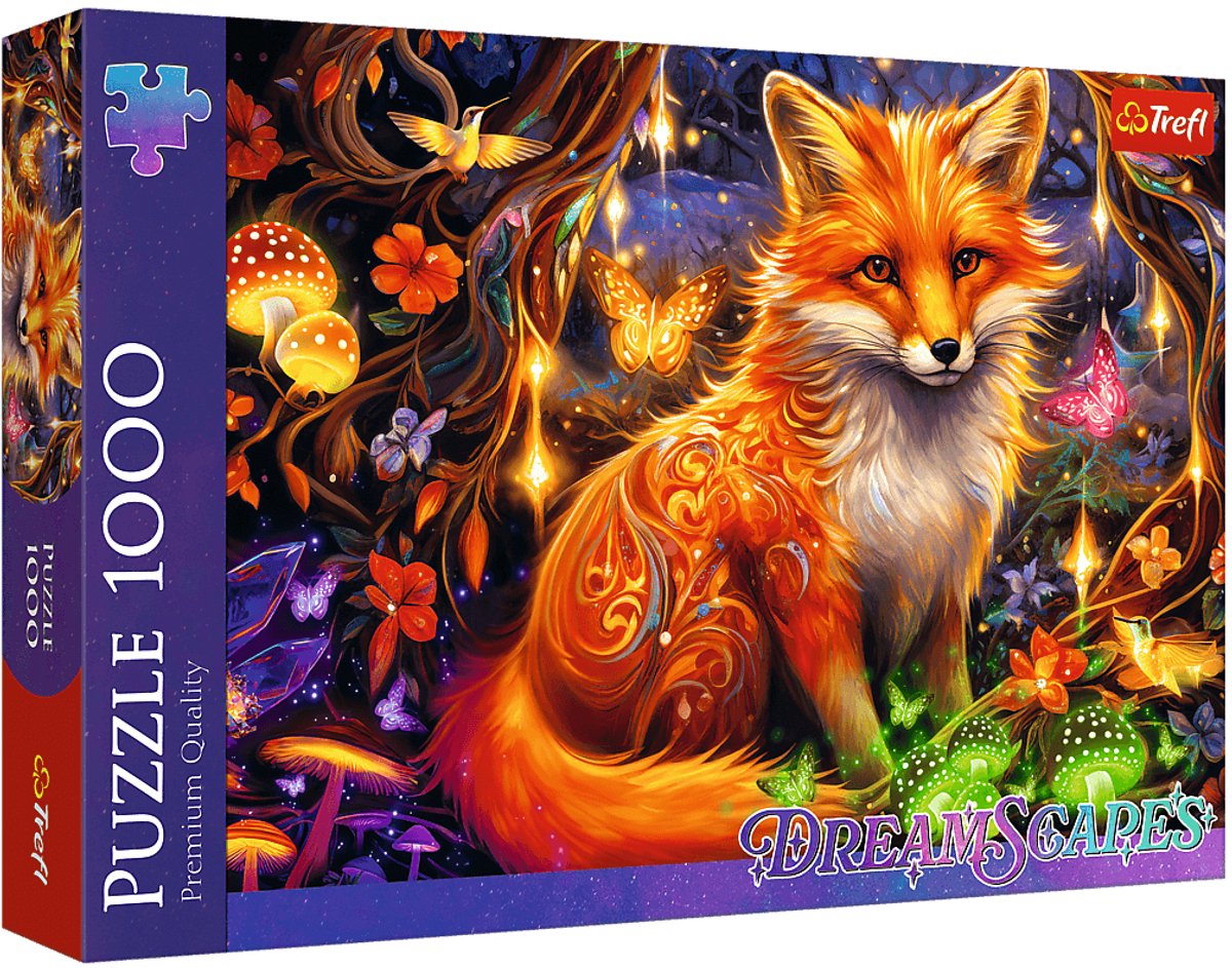Trefl puzzle renard de conte de fées - 1000 pièces - jouet éducatif.
