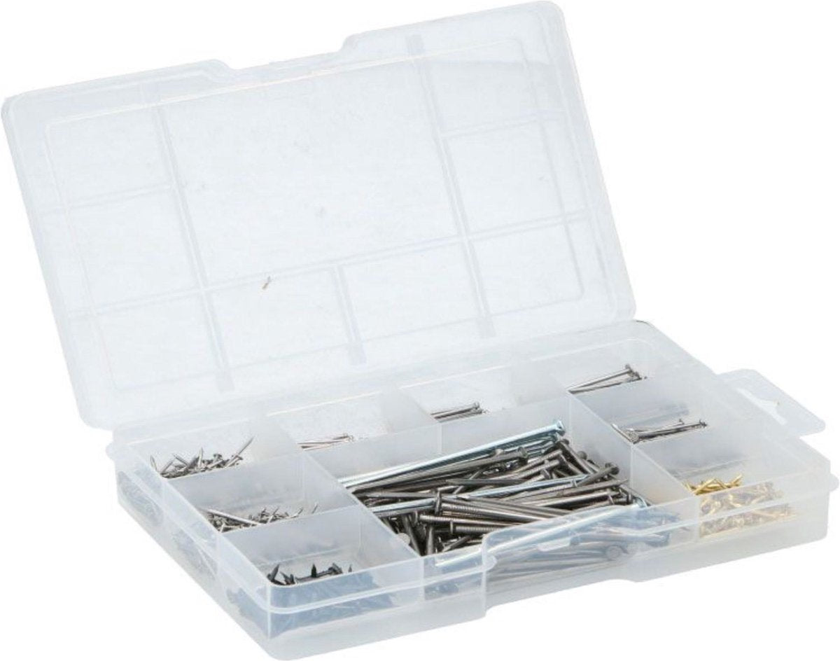 Kinzo set de clous 975 pièces dans une boîte de tri