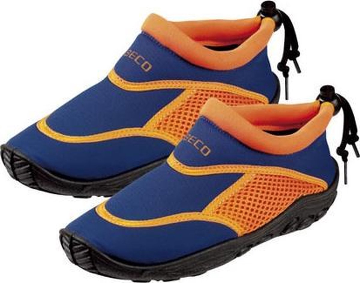 Chaussure de surf et d'eau Beco - pour enfant - bleu orange - taille 26