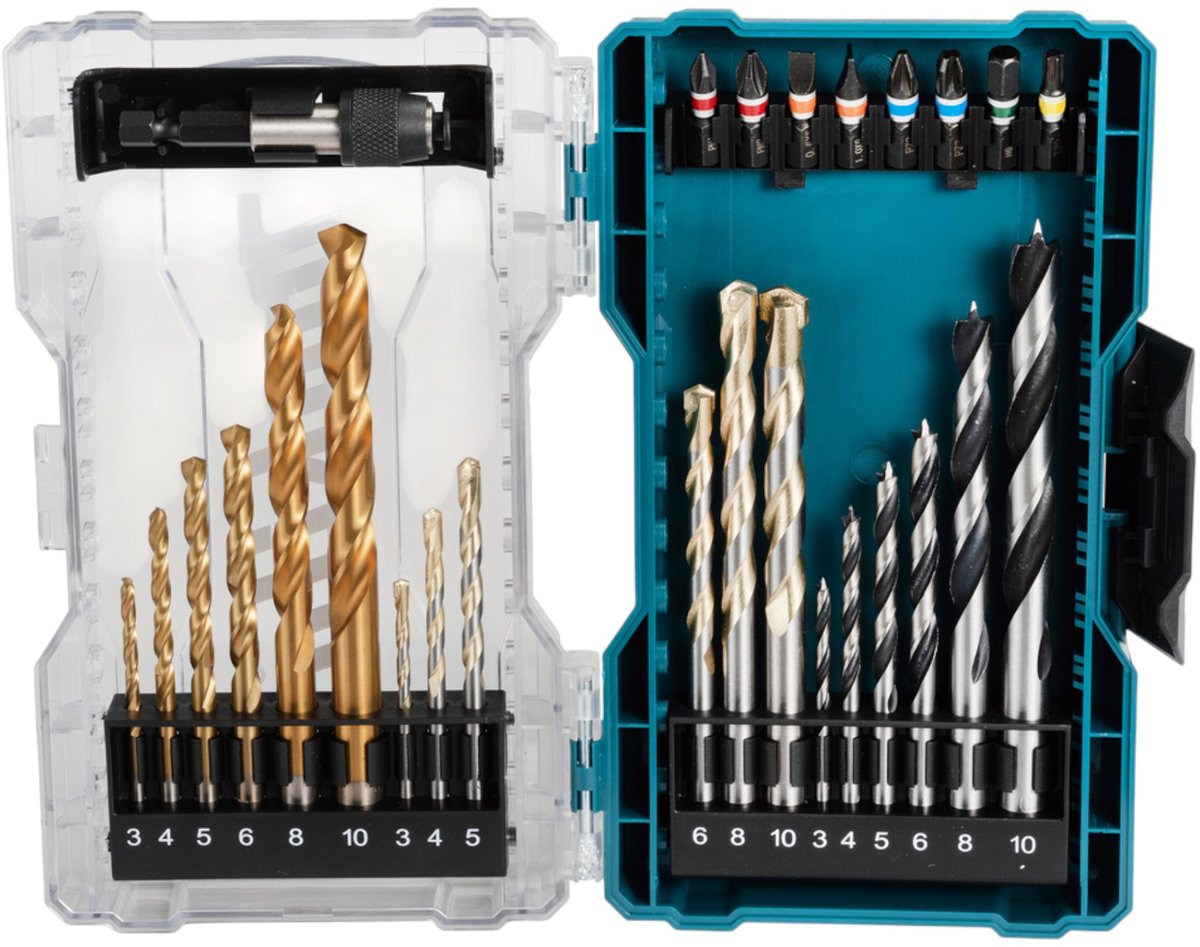 Makita e-07032 jeu de forets et d'embouts de tournevis 27 pièces