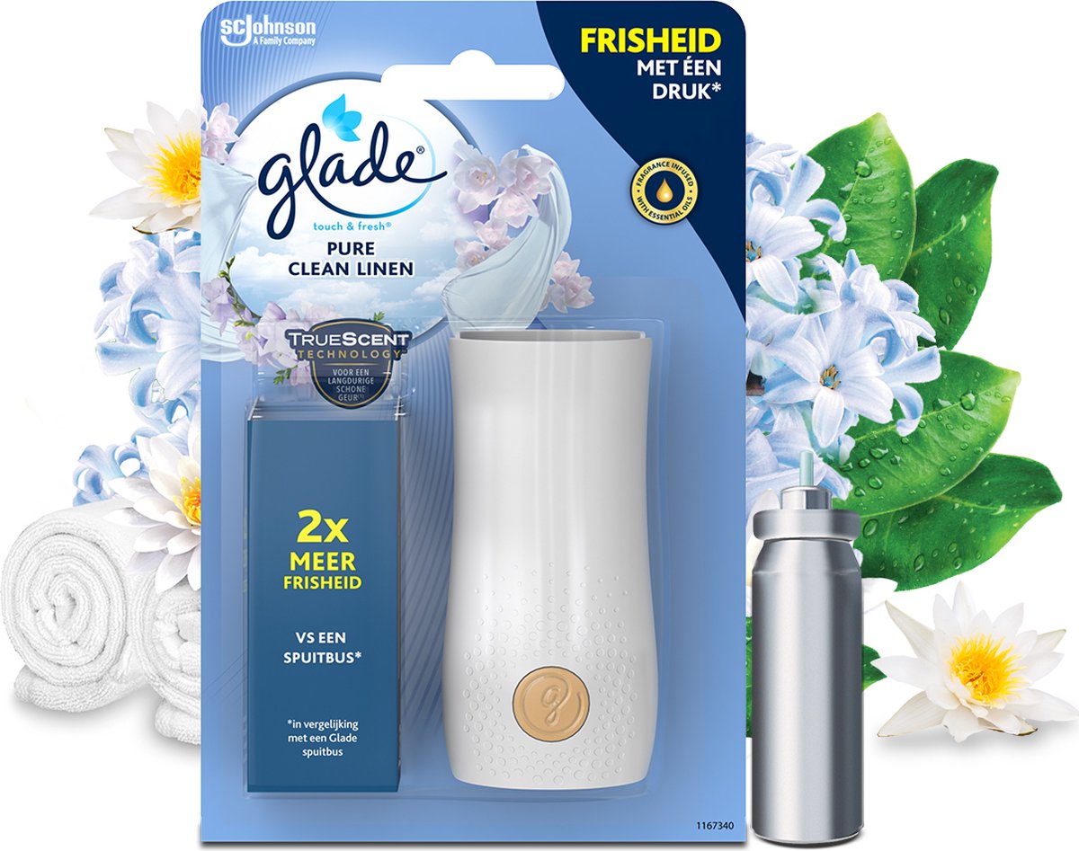 Glade touch Fresh support pur lin propre