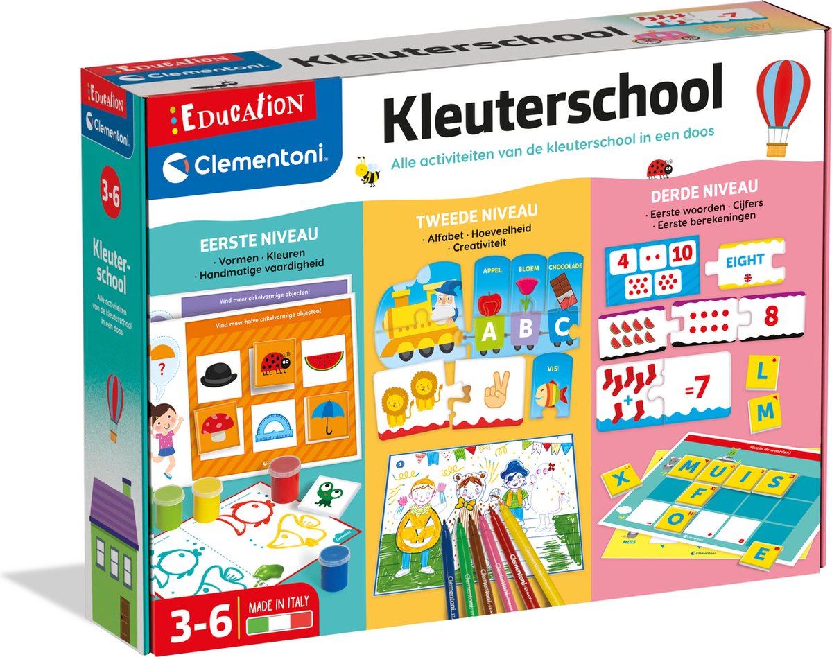 Clementoni education - maternelle - jouets pour tout-petits - jouets éducatifs - 3-6 ans