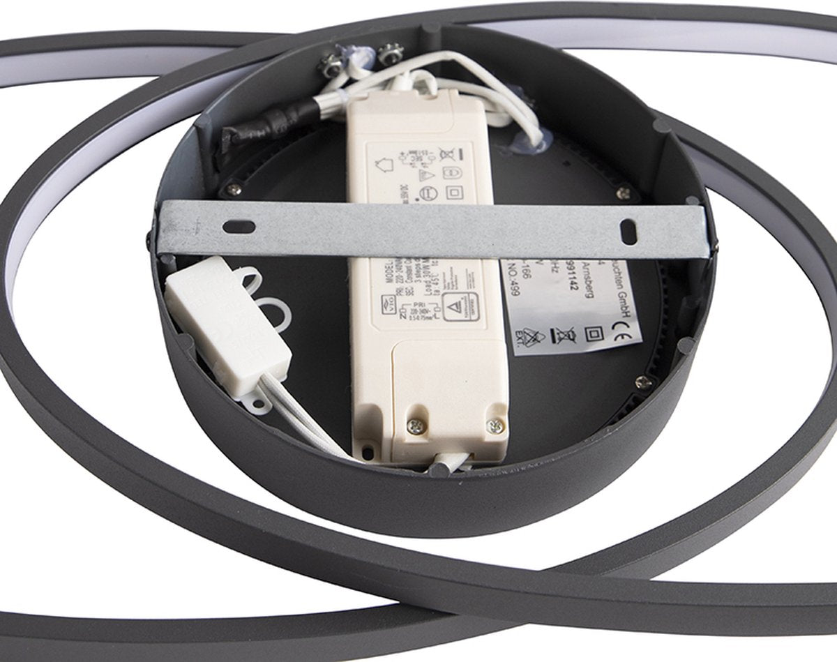 Rl vis ta galaxie de réalité lumineuse - plafonnier - anthracite - incl. 1x CMS 28 W