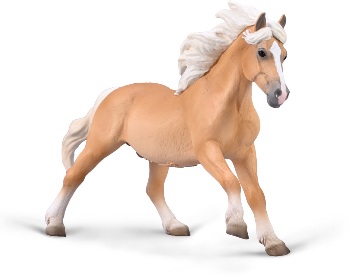 Figurine Collecta - étalon haflinger - (xl) - chevaux - peint à la main - miniature