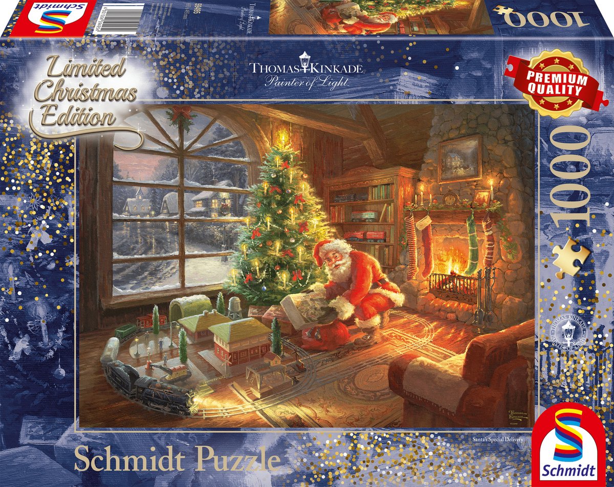 Schmidt puzzle puzzle Le Père Noël est là carton 1000 pièces