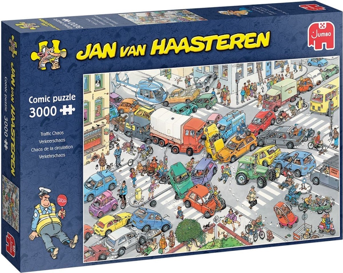 Puzzle Jan van Haasteren - Chaos de la circulation, 3000 pcs.