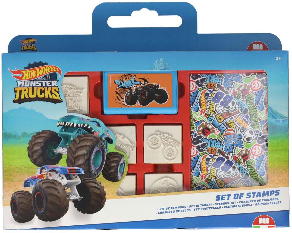 Couleurs Hot Wheels multiprint avec des timbres, 41dlg.
