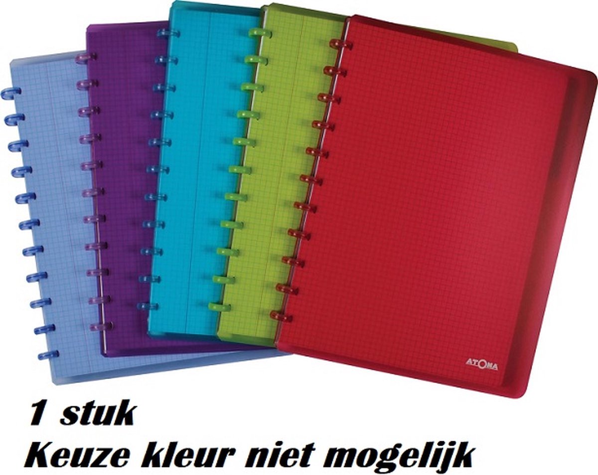 Atoma carnet commercial à carreaux