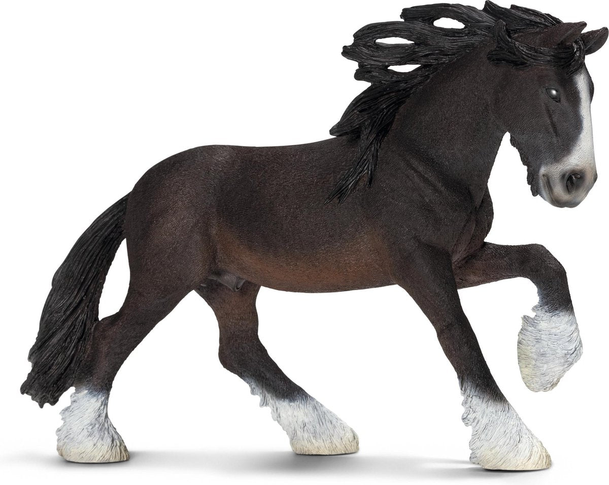 Schleich Farm World shire stallion - figurine de jeu - jouet pour enfants pour garçons et filles - 3 à 8 ans - 13734