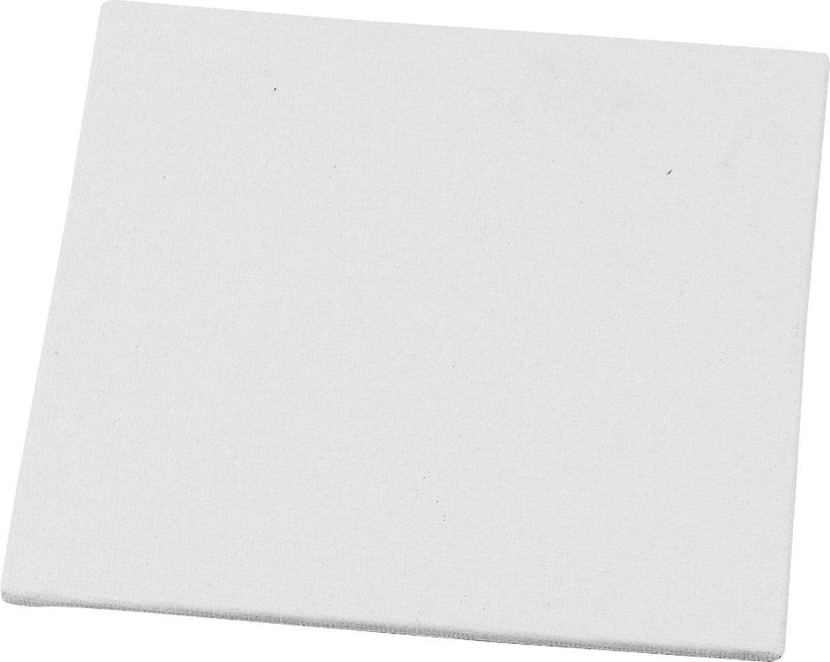 Creativ company panneau de toile creotime 12,5 x 12,5 x 0,3 cm blanc par pièce