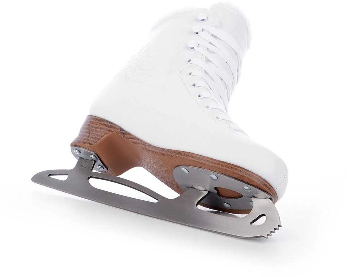 Tempish - Camila Ice - Patins Artistiques - Patinage Sur Glace Femme - Blanc - Support De Cheville Renforcé Design Blanc Élégant - Taille EU 41